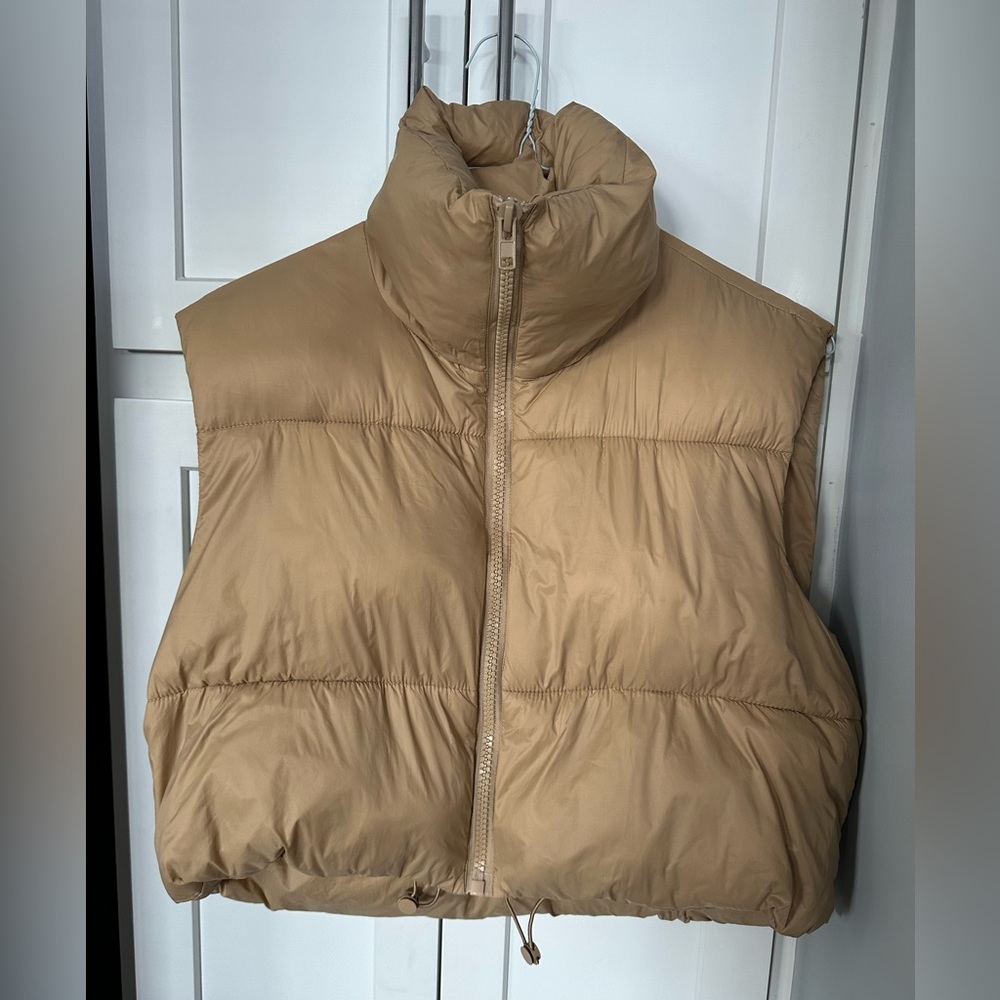 Nude Puffer Vest